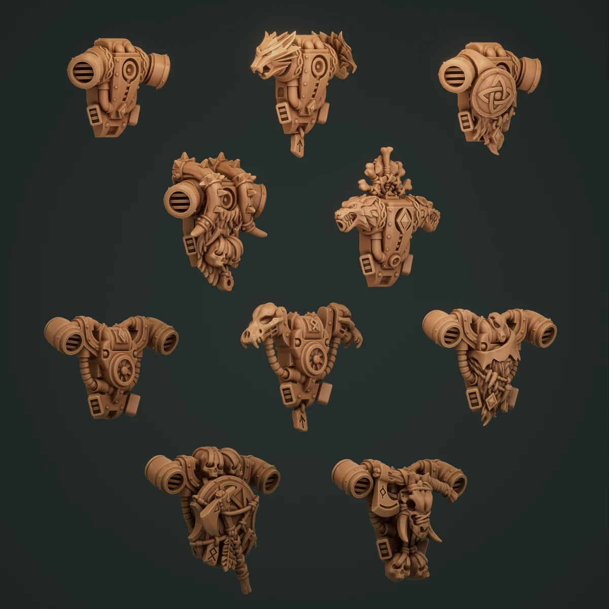 5-10x Space Vikings / Primal Hounds Backpacks