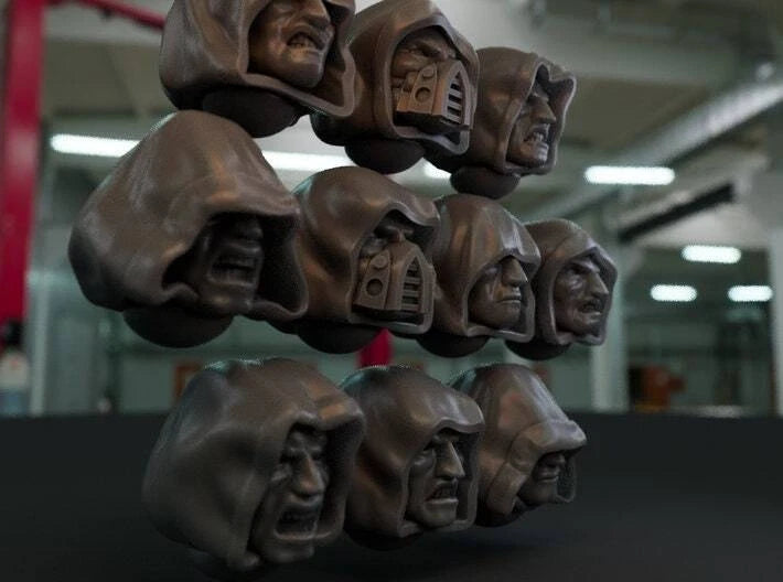 10-20x Hooded Faces For Gloomy Angels