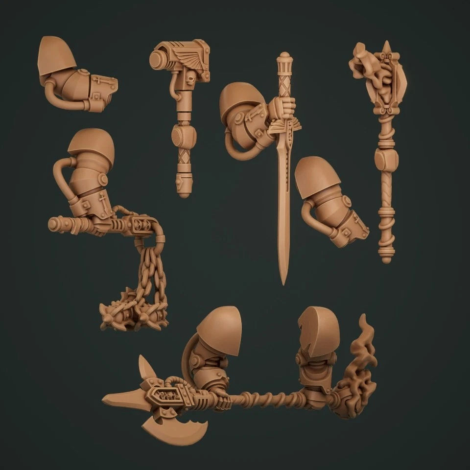 5-10x Terminator Weapons Variety Pack for Gloomy Angels Space Knights