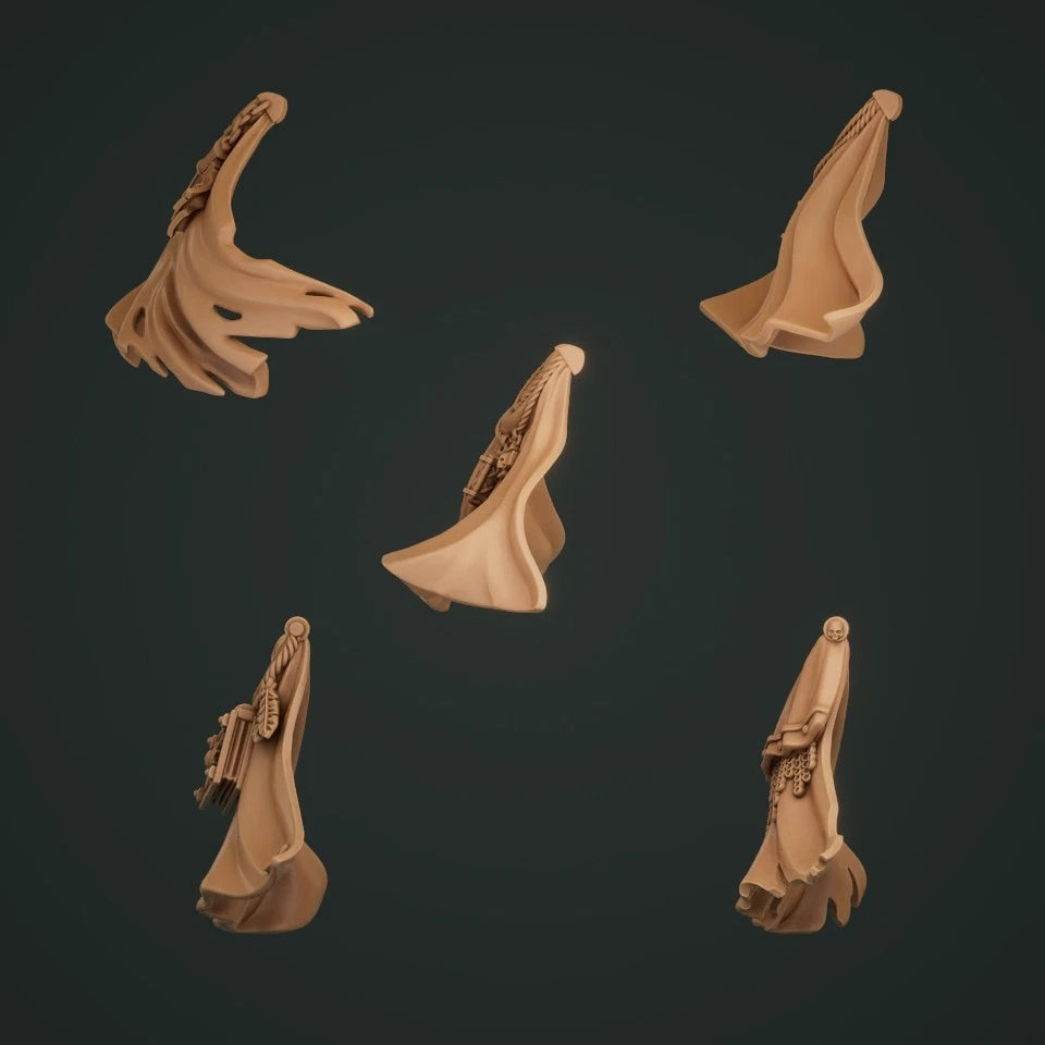 5-10x Terminator Cloaks for Prime Space Knight Miniatures