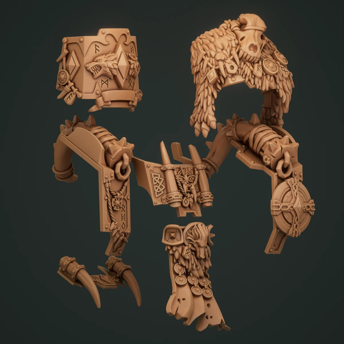 Space Vikings/Primal Hounds Dreadnought Upgrades (Brutalist, Redemption)