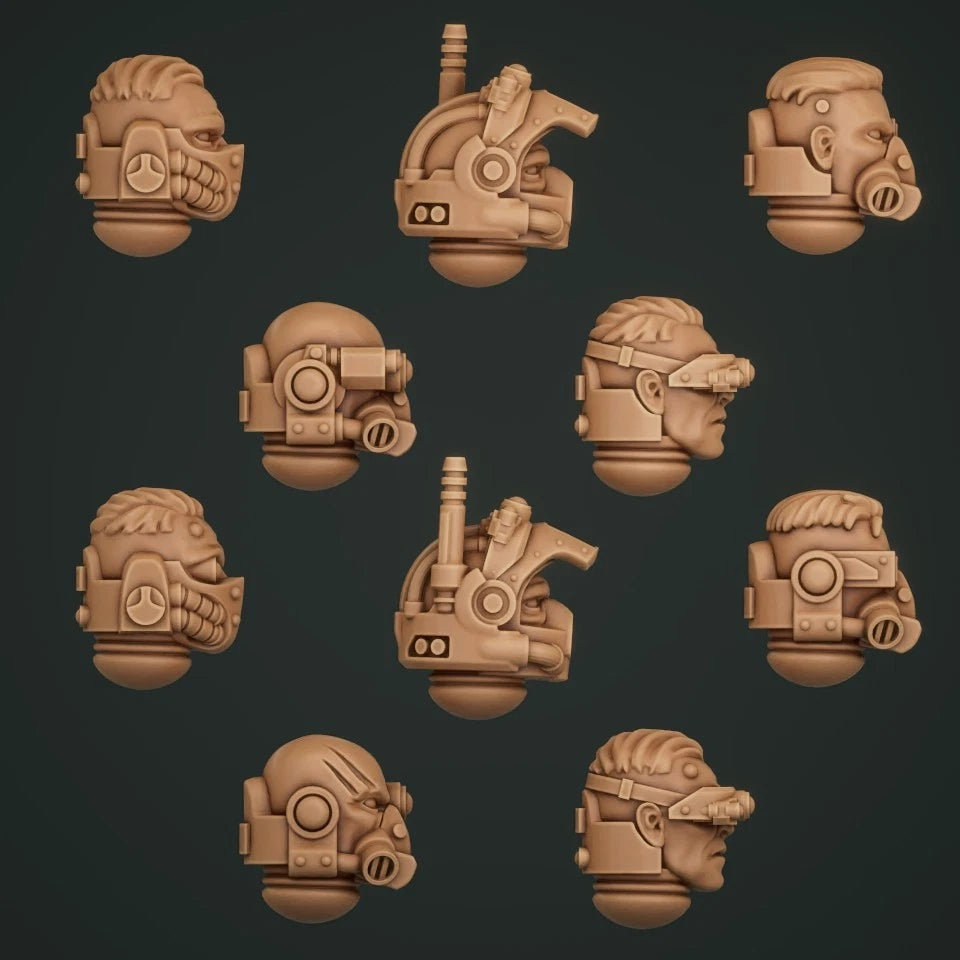 10-20x Tactical Bare Heads for Space Knights