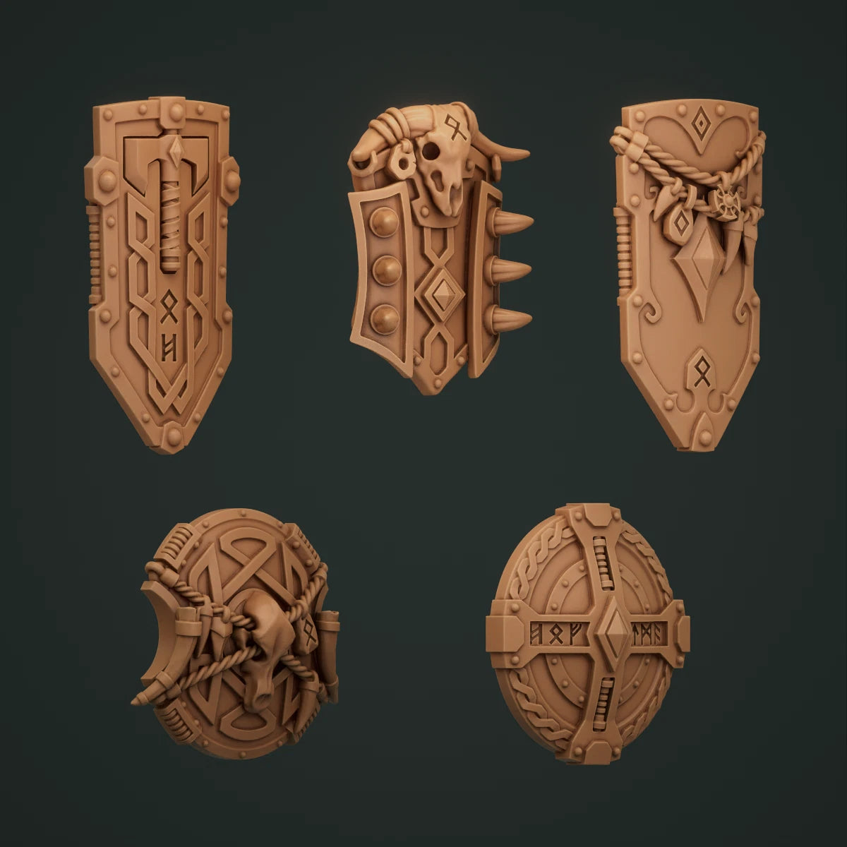 5-10x Space Vikings / Primal Hounds Shields