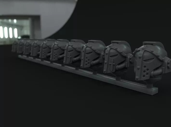 10-20x Gloomy Angels Knight Helmet Variety Pack