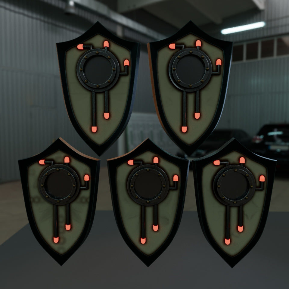 5-10x Templar Crusader Veteran Shields
