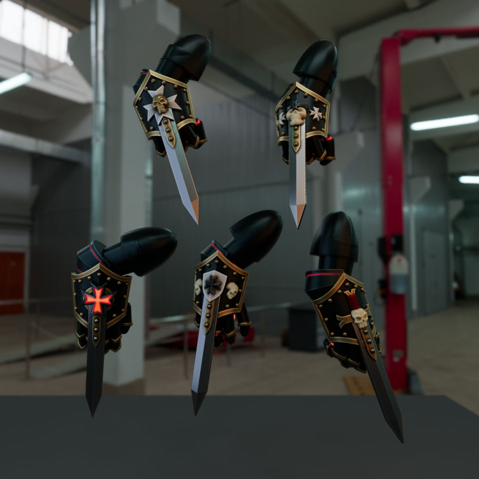 5-10x Templar Crusader Blade Arms (claws)