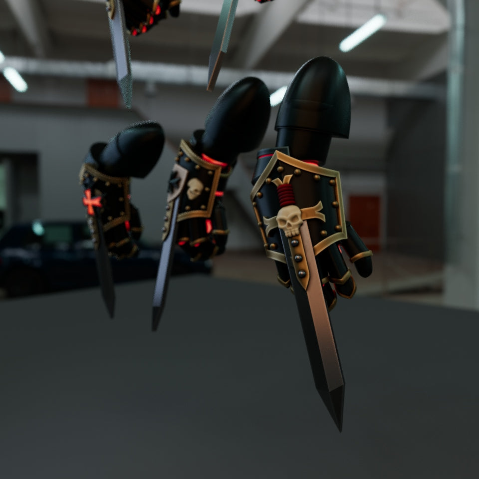 5-10x Templar Crusader Blade Arms (claws)