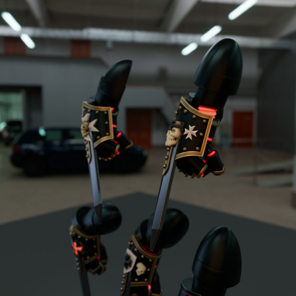 5-10x Templar Crusader Blade Arms (claws)