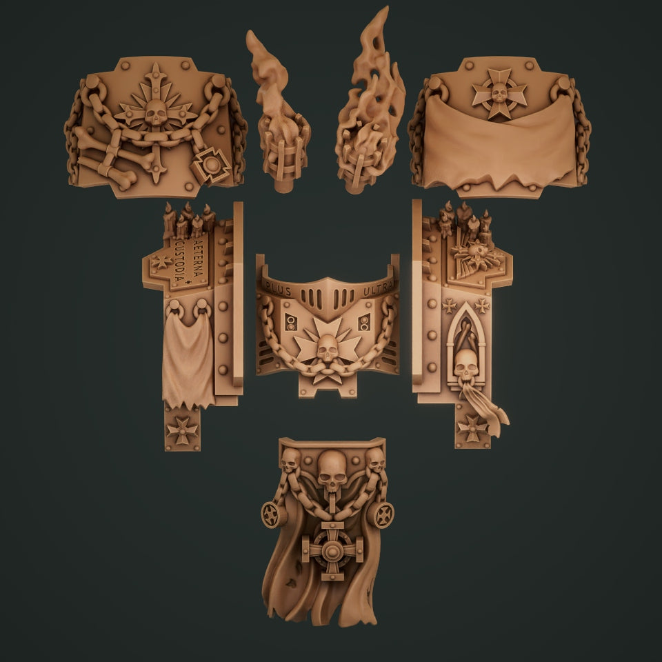 Templar Crusaders Dreadnought Upgrades (Brutalist, Redemption)