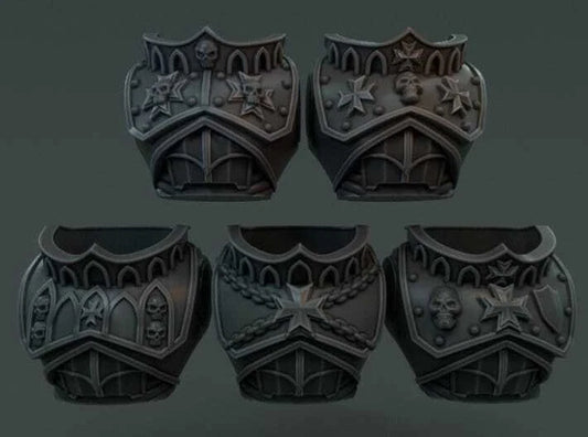5-10x Templar Crusader Veteran Torsos Variety Pack