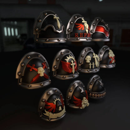 10-20x Gloomy Angel Shoulder Pad Variety Pack (Mk III)
