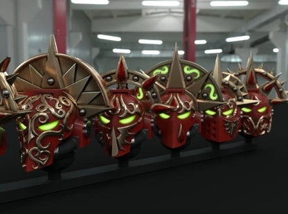 10-20x Sanguine Angels Crested Helmet Variety Pack