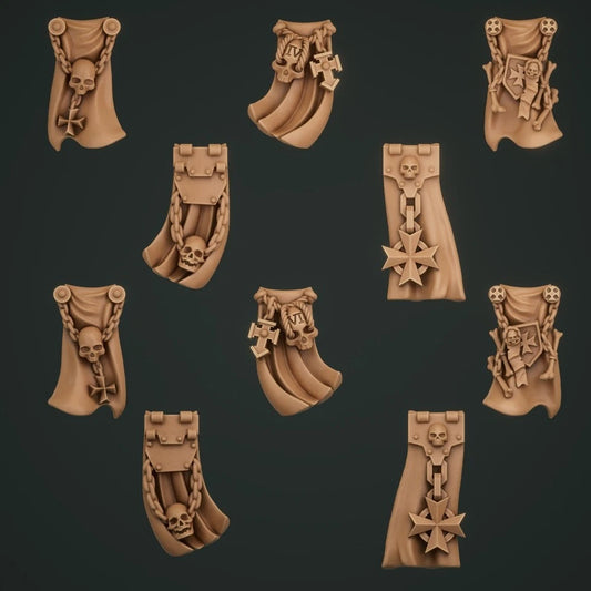 10-20x Tabards for Templar Crusader Space Knights
