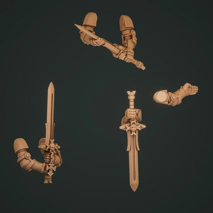 3-6x Templar Crusader Two Handed Swords