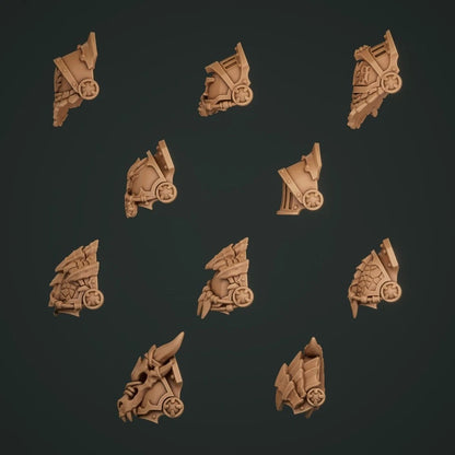10-20x Anvil Wardens/Flame Lizard Marine Shoulder pads