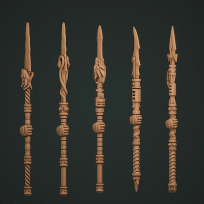 5-10x Anvil Wardens/Flame Lizard Marine Dragon Spears