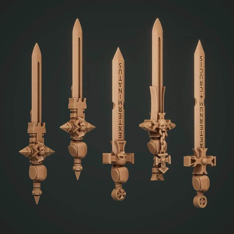 10-20x  Templar Crusader Variety Swords