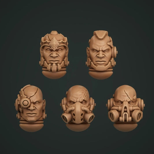 10-20x Anvil Wardens/Flame Lizard Marine Bare heads