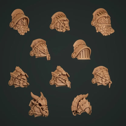 10-20x Anvil Wardens/Flame Lizard Marine Shoulder pads