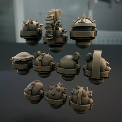 10-20x Iron Fighters Armored Helmet Variety Pack