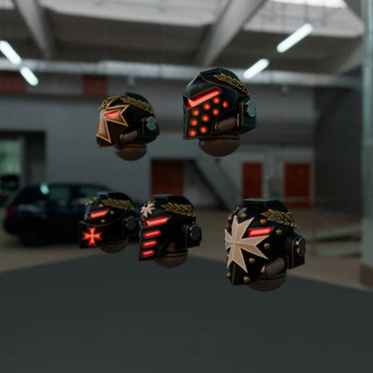 10-20x Templar Crusader Veteran Helmets Variety Pack