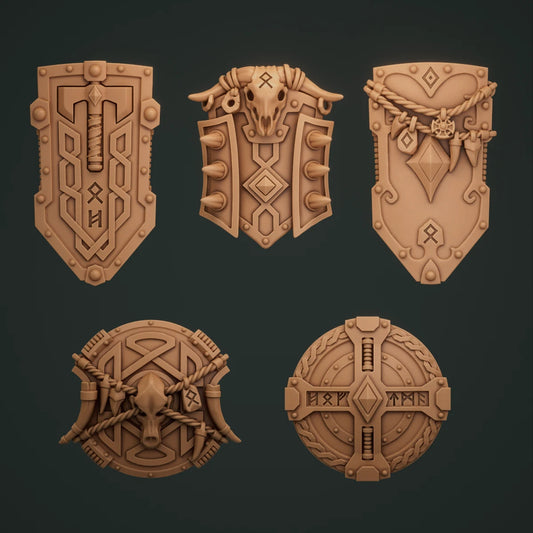 5-10x Space Vikings / Primal Hounds Shields