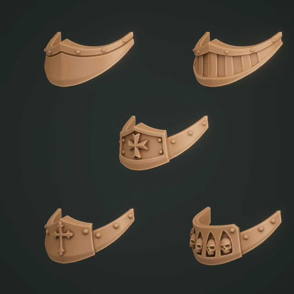 10-20x Terminator Gorgets for Templar Crusader Space Knights