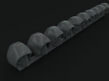 10-20x Hooded Helmet Variety Pack For Gloomy Angels