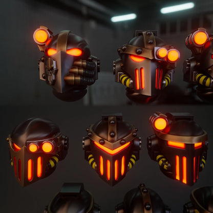 10-20x Iron Fighters Helmet Variety Pack