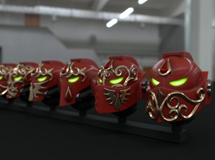 10-20x Sanguine Angels Ornate Variety Helmets