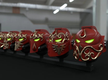 10-20x Sanguine Angels Ornate Variety Helmets
