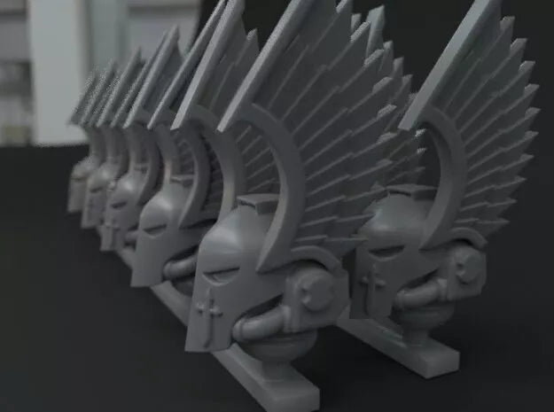 10-20x Variety Helmets For Gloomy Angels With Wings