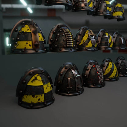10-20x Iron Fighters Shoulder Pad Variety Pack (Style III)