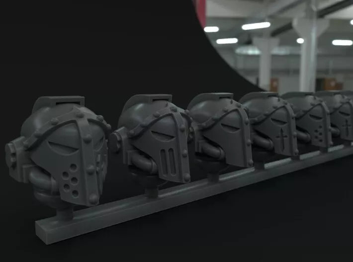 10-20x Gloomy Angels Knight Helmet Variety Pack