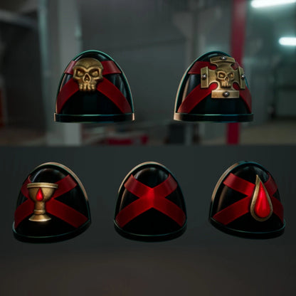 10-20x Sanguine Angel Death Team Standard Shoulder Variety Pack