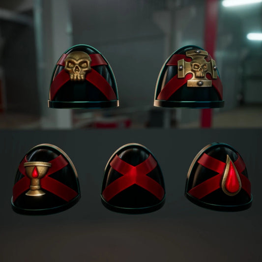 10-20x Sanguine Angel Death Team Standard Shoulder Variety Pack