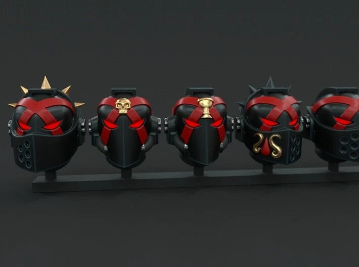 10-20x Sanguine Angel Death Team Helmets Variety