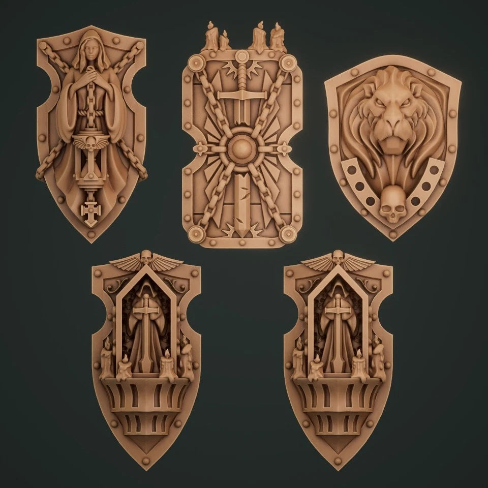 5-10x Gloomy Angel Gothic Shields