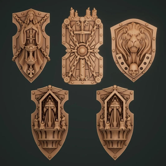 5-10x Gloomy Angel Gothic Shields