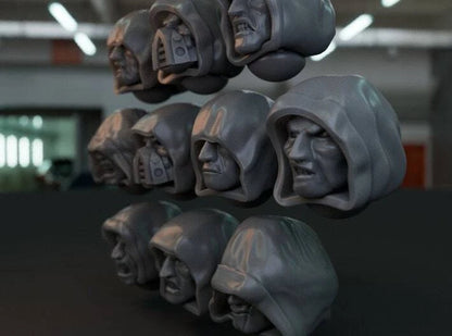 10-20x Hooded Faces For Gloomy Angels