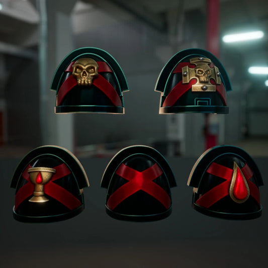 10-20x Sanguine Angel Death Team Assault Shoulder Variety Pack