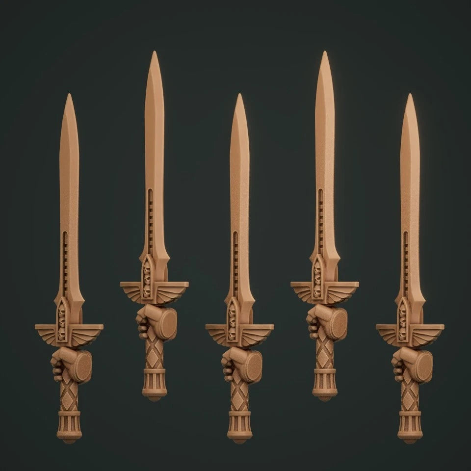 5-10x Terminator Swords for Gloomy Angel Space Knights