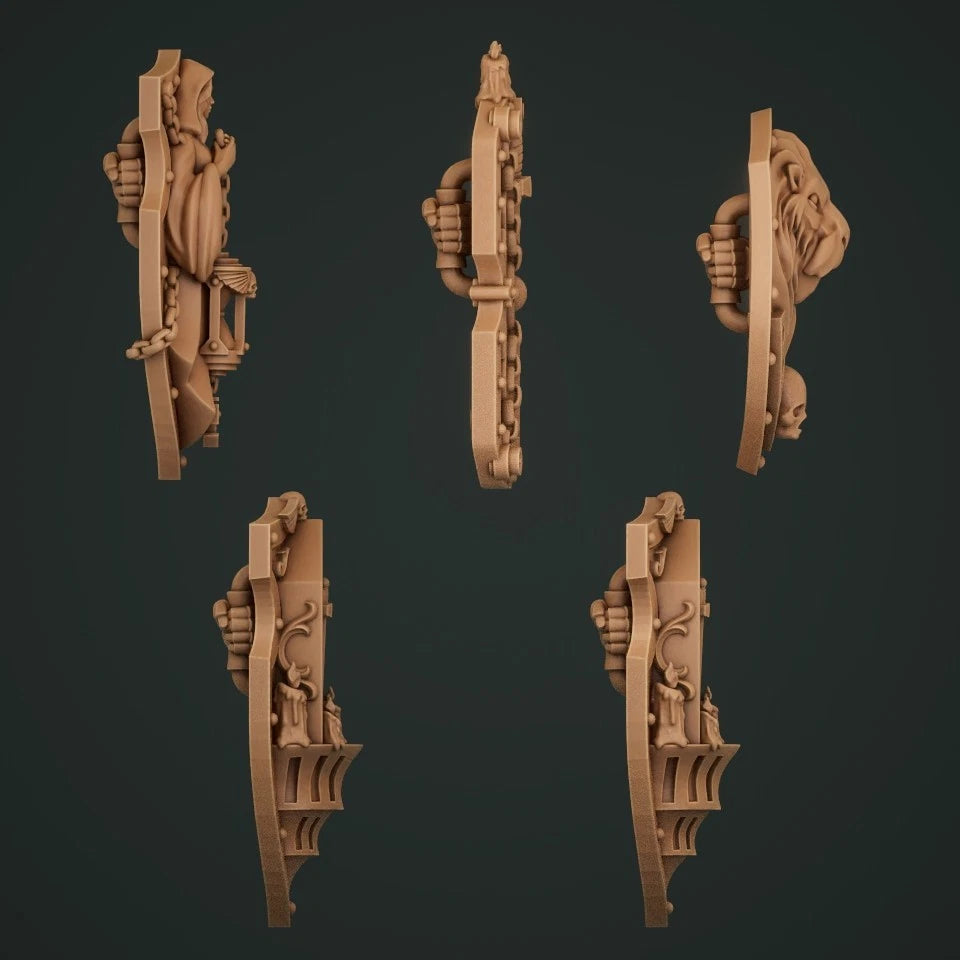 5-10x Gloomy Angel Gothic Shields