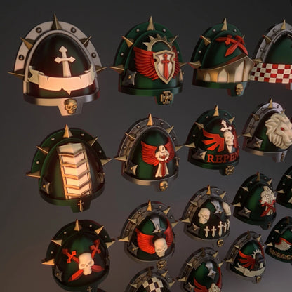 10-20x Gloomy Angel Shoulder Pad Variety Pack (Mk X)