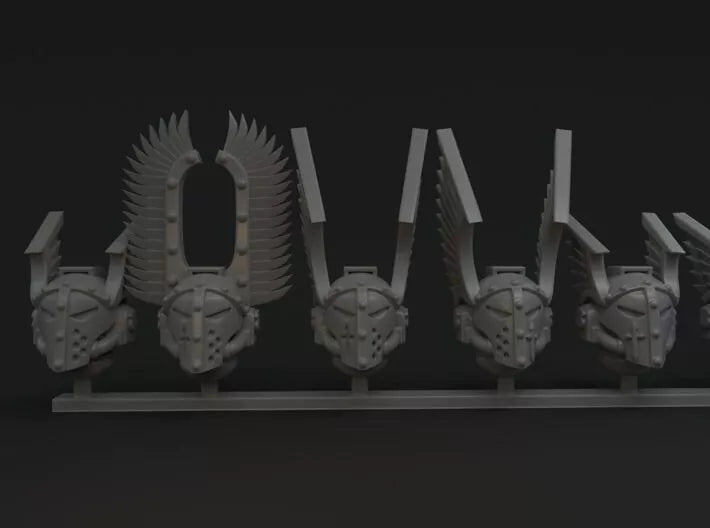 10-20x Winged Super Variety Pack Helmets