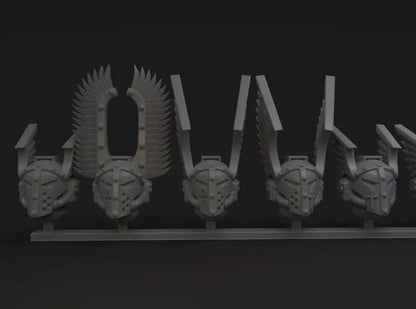 10-20x Winged Super Variety Pack Helmets