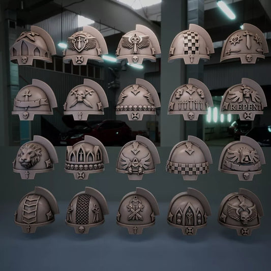 10-20x Gloomy Angel Shoulder Pad Variety Pack (Gravitus)