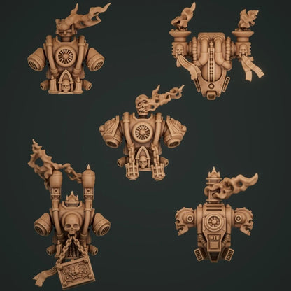 5-10x Censer Backpacks for Gloomy Angels or Templar Crusader Space Knights