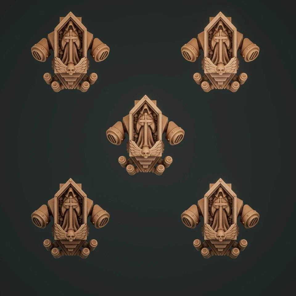 5-10x Gothic Backpacks for Gloomy Angels Space Knights