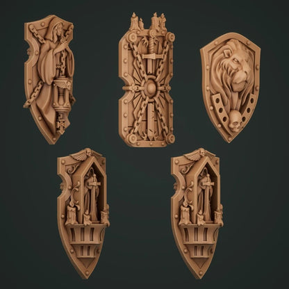 5-10x Gloomy Angel Gothic Shields